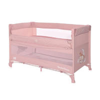 REISEBETT Up´n Down rosa Öffnung, 2 Ebenen, Tragetasche, mit Rädern - Rosa, Kunststoff (65/125cm) - Lorelli