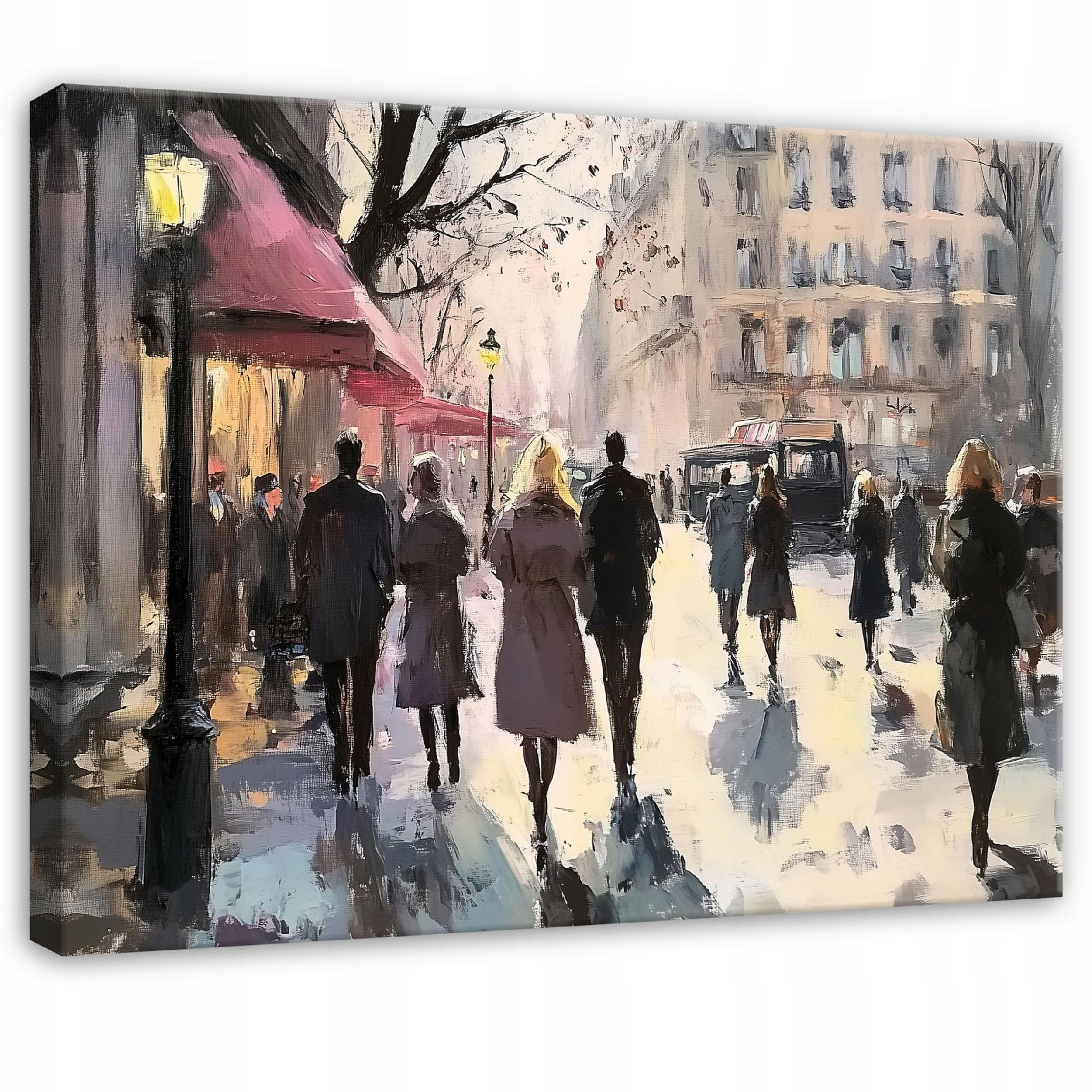 Wallarena OBRAZY Abstraktní město Akvarel Moderní 120x80