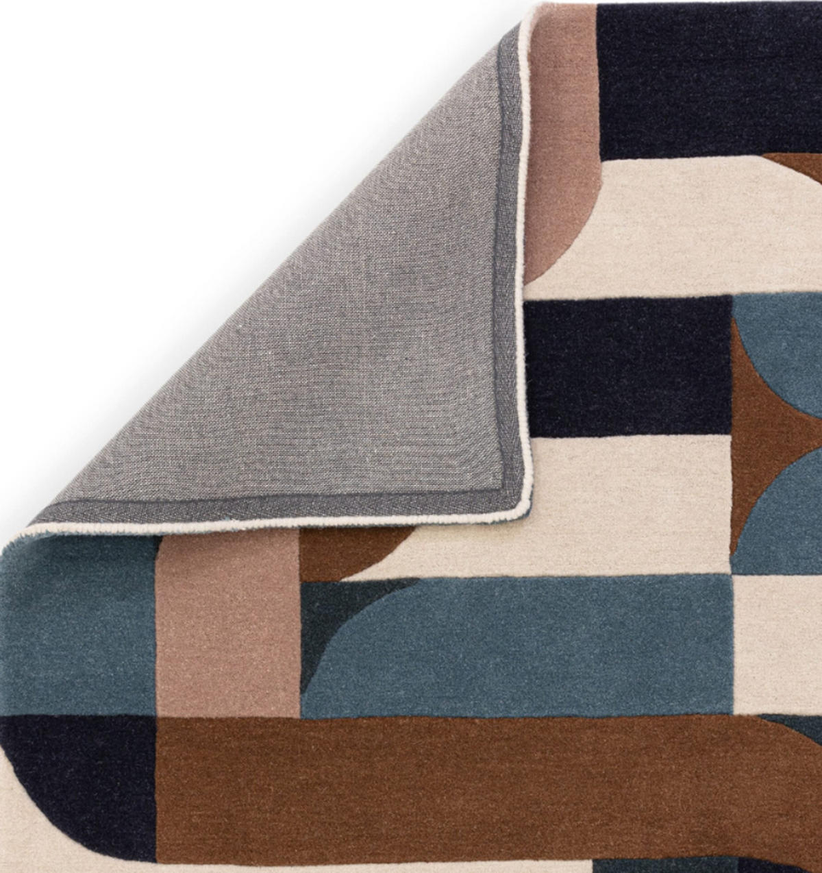 TEPPICH modern handgetuftet JINGA Blau 160 x 230 cm - Blau, Naturmaterialien (160/230cm) - Novatrend