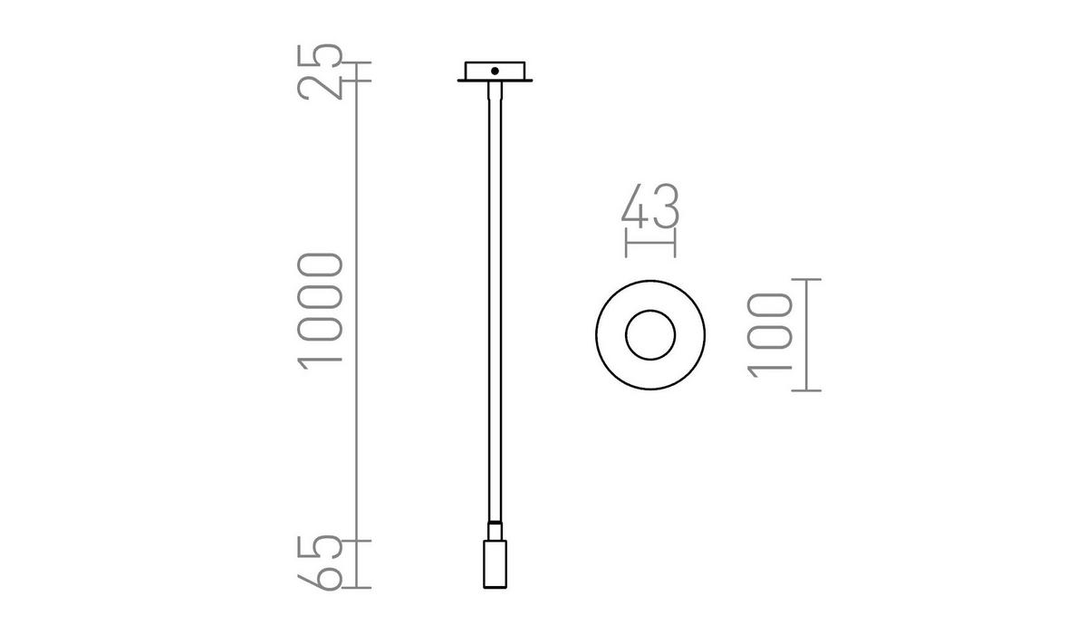 PENDELLEUCHTE LOYD E27 I Beigegrau 15 W - Grau, Metall (8/8/109cm) - Rendl