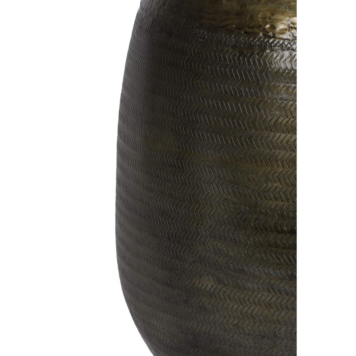 VASE Lezay Bronze 48/48/52 cm - Bronzefarben, Metall (52cm) - Light & Living