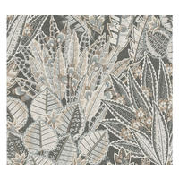 VLIESTAPETE Schwarz 53/1005 cm - Schwarz, Textil (53/1cm) - KUNSTLOFT