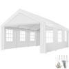 PAVILLON Jasko,inklusive Spannseilen und Heringen,weiß - Weiß, Kunststoff (400/315/600cm) - tectake