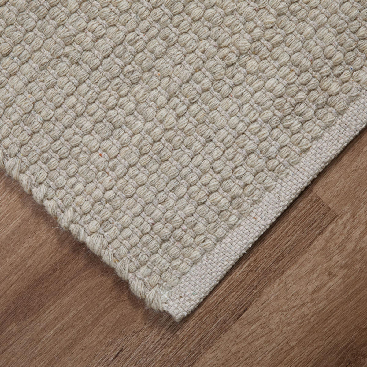 Handweb Teppich Amsterdam 250/300 cm - Beige, Naturmaterialen (250/300cm) - Steffensmeier