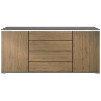 SIDEBOARD Faro Eiche Evoke - Eiche San Remo, Holzwerkstoff (166.5/75.5/35cm) - Vladon