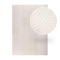 HOCHFLORTEPPICHE Waschbarer ULTRASOFT Creme 120 x 180 cm - Creme, Textil (120/180cm) - STORESDECO