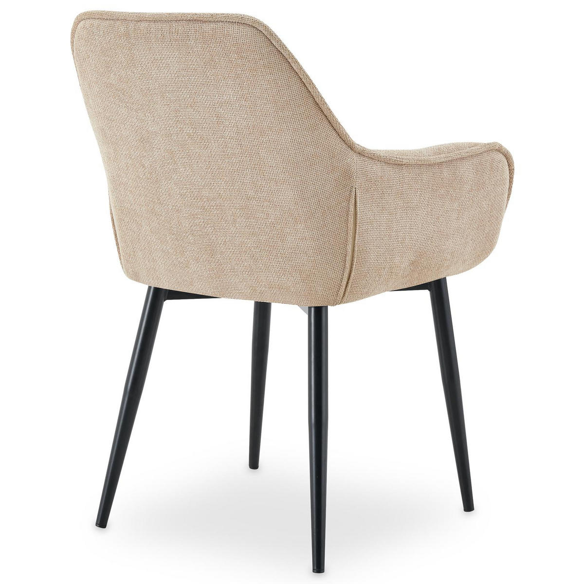 ESSZIMMERSTÜHLE ARDEN 2er-Set beige - Beige, Textil (47/81/60cm) - IDIMEX