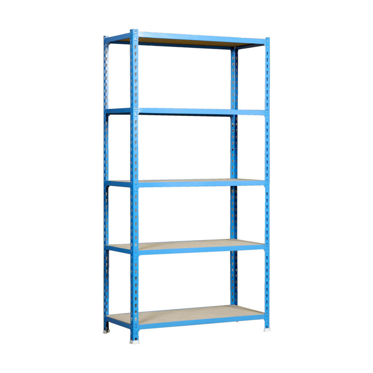 SCHWERLASTREGAL Big Muli HxBxT 200 x 120 x 30 cm 5 Fachböden Fachlast 200 kg Grau - Grau, Metall (120/200/30cm) - PROREGAL