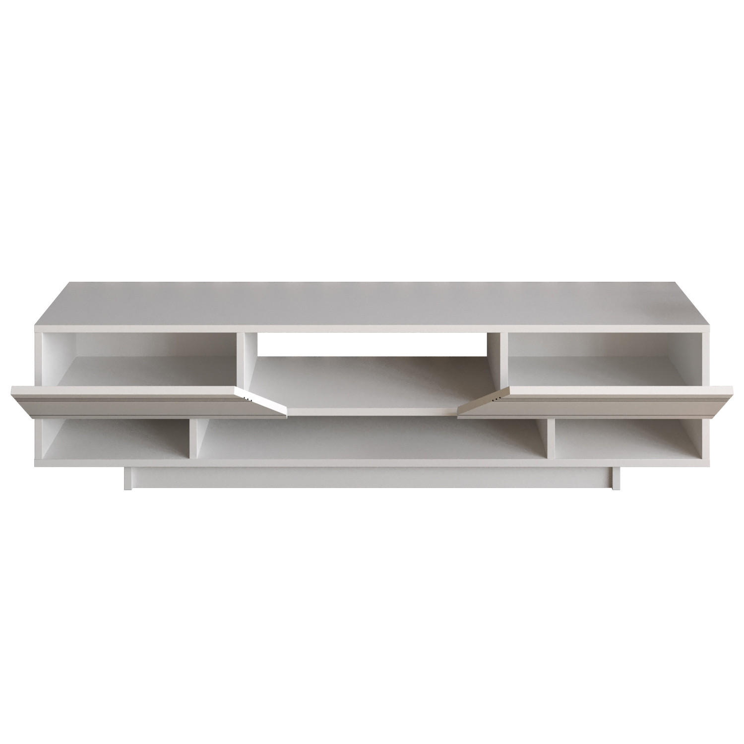 Decorotika Tv-Element Weiß, Eiche 160x40.5x37.1 cm