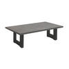 COUCHTISCH Etti 4 140 x 70 x 47 Wohnzimmertisch Schwarzstahl/Graphit - Grau, Holz (140/70/47cm) - 58aufmkessel