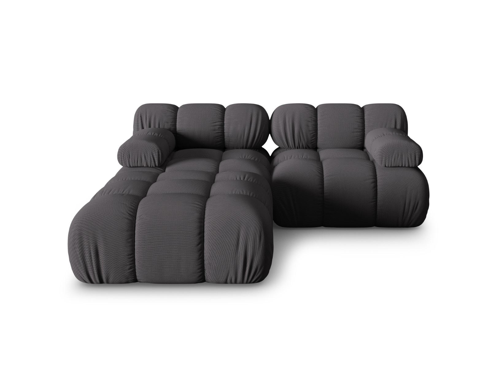 SOFA modular Bellis aus 3D-Stoff Expresso 3 Sitzplätze - Graubraun, Textil (188/70/188cm) - Micadoni