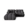 SOFA modular Bellis aus 3D-Stoff Expresso 3 Sitzplätze - Graubraun, Textil (188/70/188cm) - Micadoni