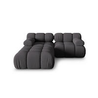 SOFA modular Bellis aus 3D-Stoff Expresso 3 Sitzplätze - Graubraun, Textil (188/70/188cm) - Micadoni