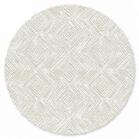 KOBERCE - Abstraktné - Diamanty - Béžová - 90x90 cm - béžová, textil/plast (90/0.4cm) - OnlyWow