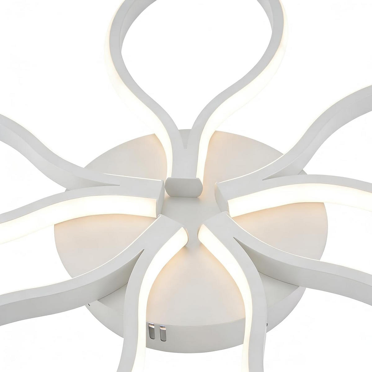 LED stropní svítidlo COCHEM III 80/80/5 cm - stříbrná, kov (80/80/5cm) - Nettlife
