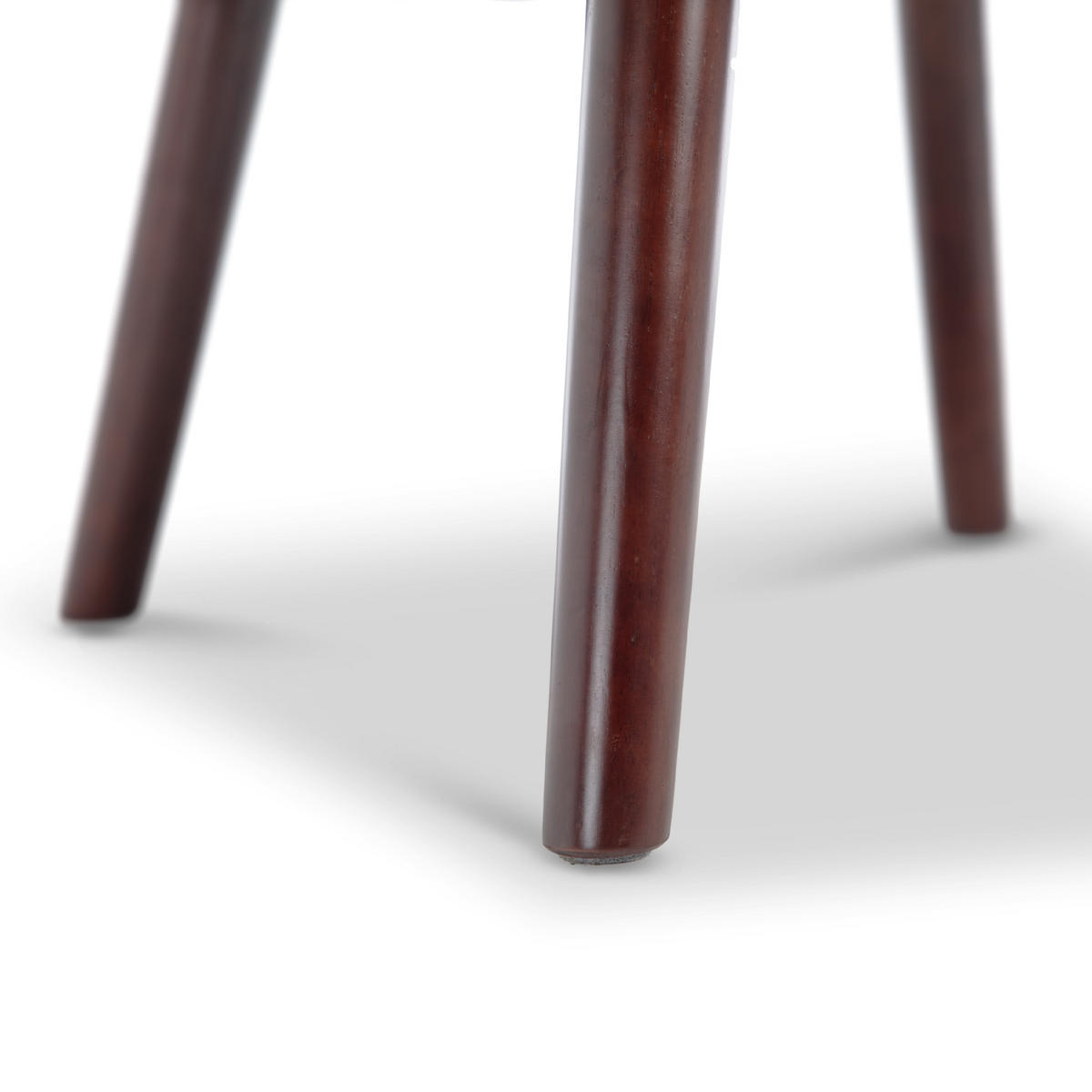 COCKTAILSESSEL 2er-Set Jofi aus weißem Frottee - Dunkelbraun/Weiß, Holz/Textil (56/70.5/67cm) - Sicaan