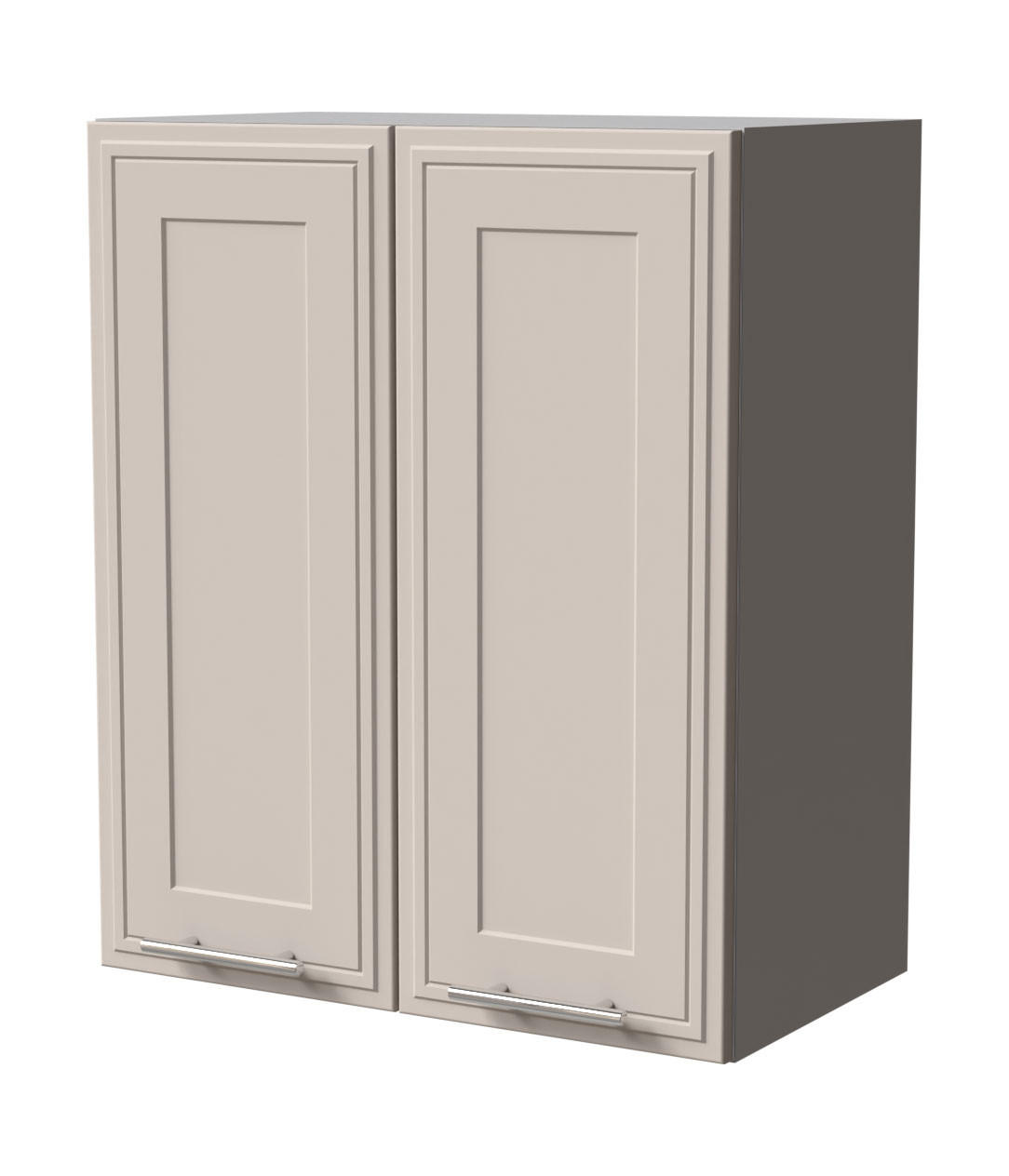 HÄNGESCHRANK Salo W3/60 Grau / Kaschmir Matt 60 / 32,5 / 72cm - Kaschmir/Grau, Holz/Holzwerkstoff (60/72/32.5cm) - Feldmann-Wohnen
