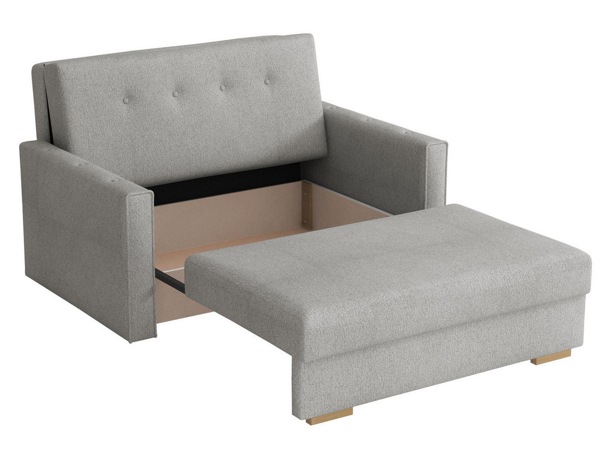 SCHLAFSOFA Viva Sonic II - Türkis/Schwarz, Holz/Textil (133/85/100cm) - MIRJAN24