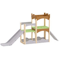 KINDERRUTSCHE HDPE Mehrfarbig - Multicolor, Kunststoff (53/120/248cm) - AIYAPLAY