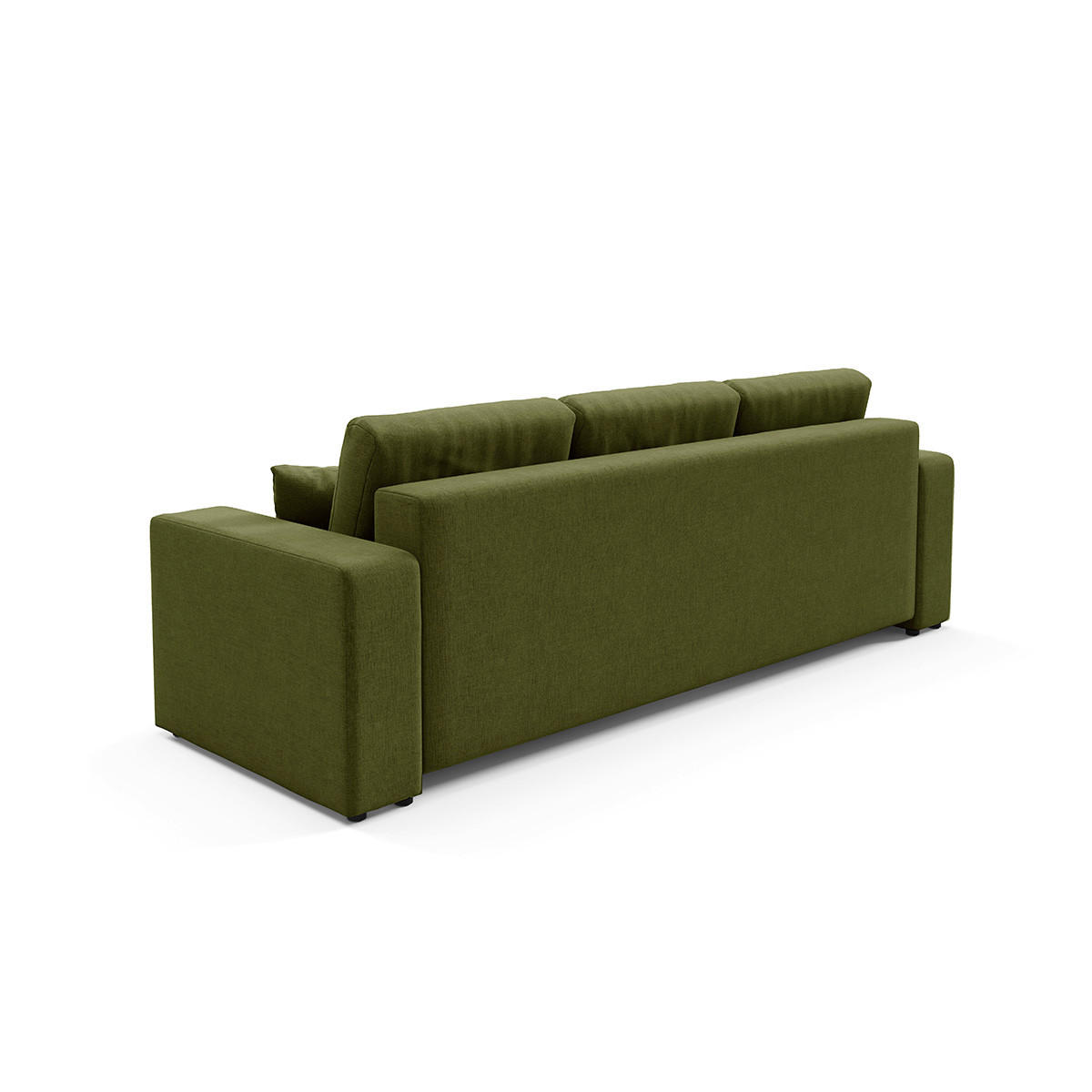 SOFA Giulia 3 Sitzplätze Grün - Grün, Holz (244/82/102cm) - Petits-meubles