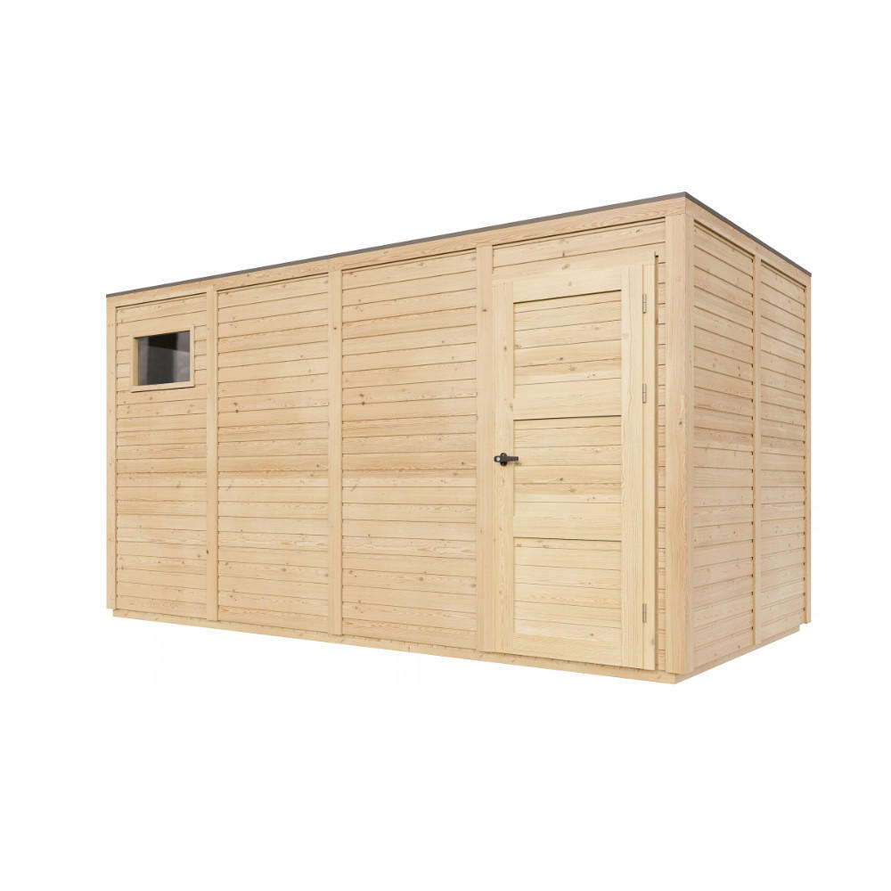 Timbela Gartenhaus Beige 404x216x202 cm