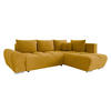 ECKSOFA Forest, Seite: Rechts - Currygelb/Schwarz, Holz/Kunststoff (290/183cm) - MIRJAN24