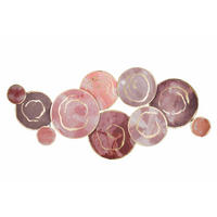 WANDDEKO Rot 120/60 cm - Pink/Rot, Metall (3/60/6cm) - KUNSTLOFT