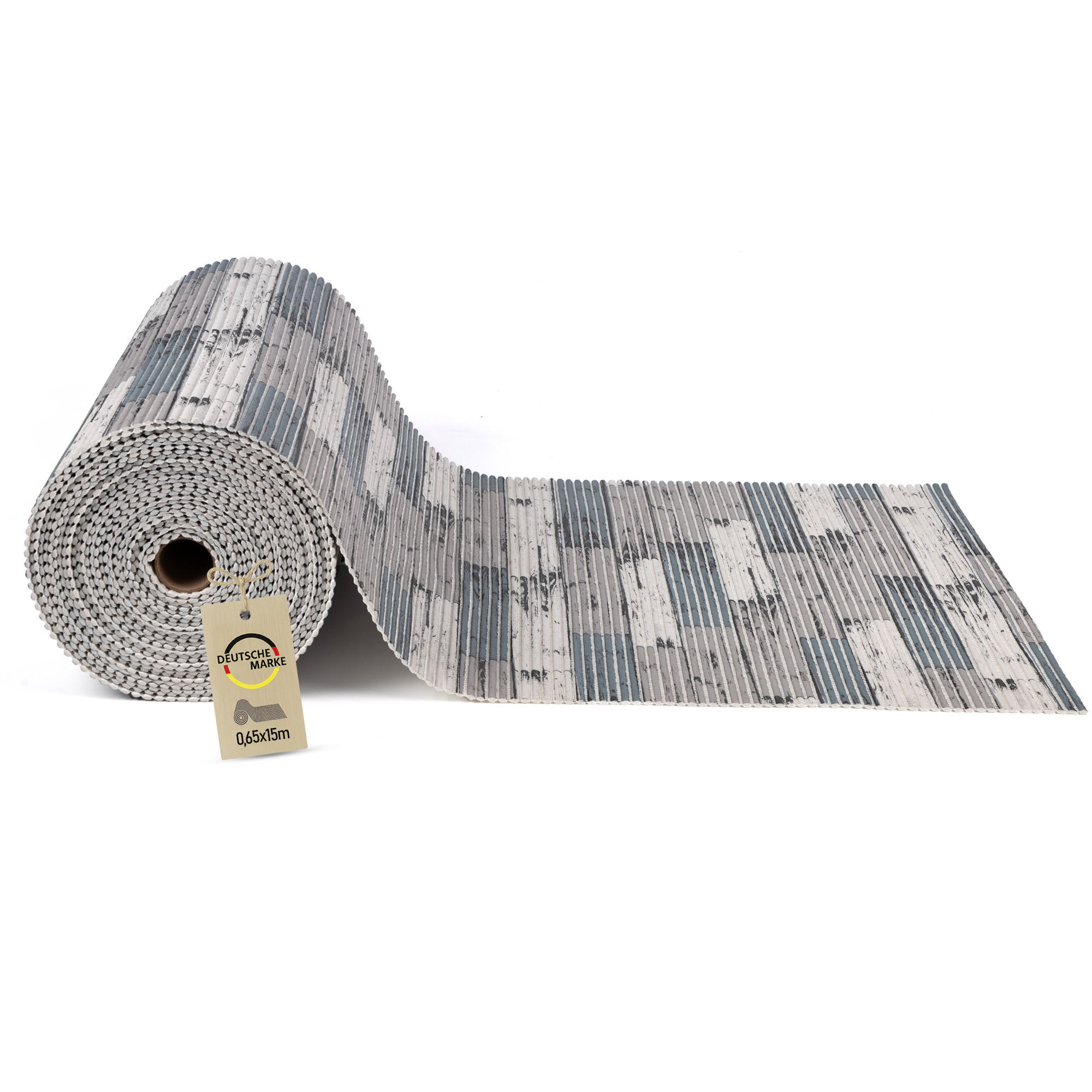 SCHUTZUNTERLAGE Weichschaum auf Rolle 0,65x15 m Klinker Grau - Blaugrau, Kunststoff (65/1500cm) - Bestlivings