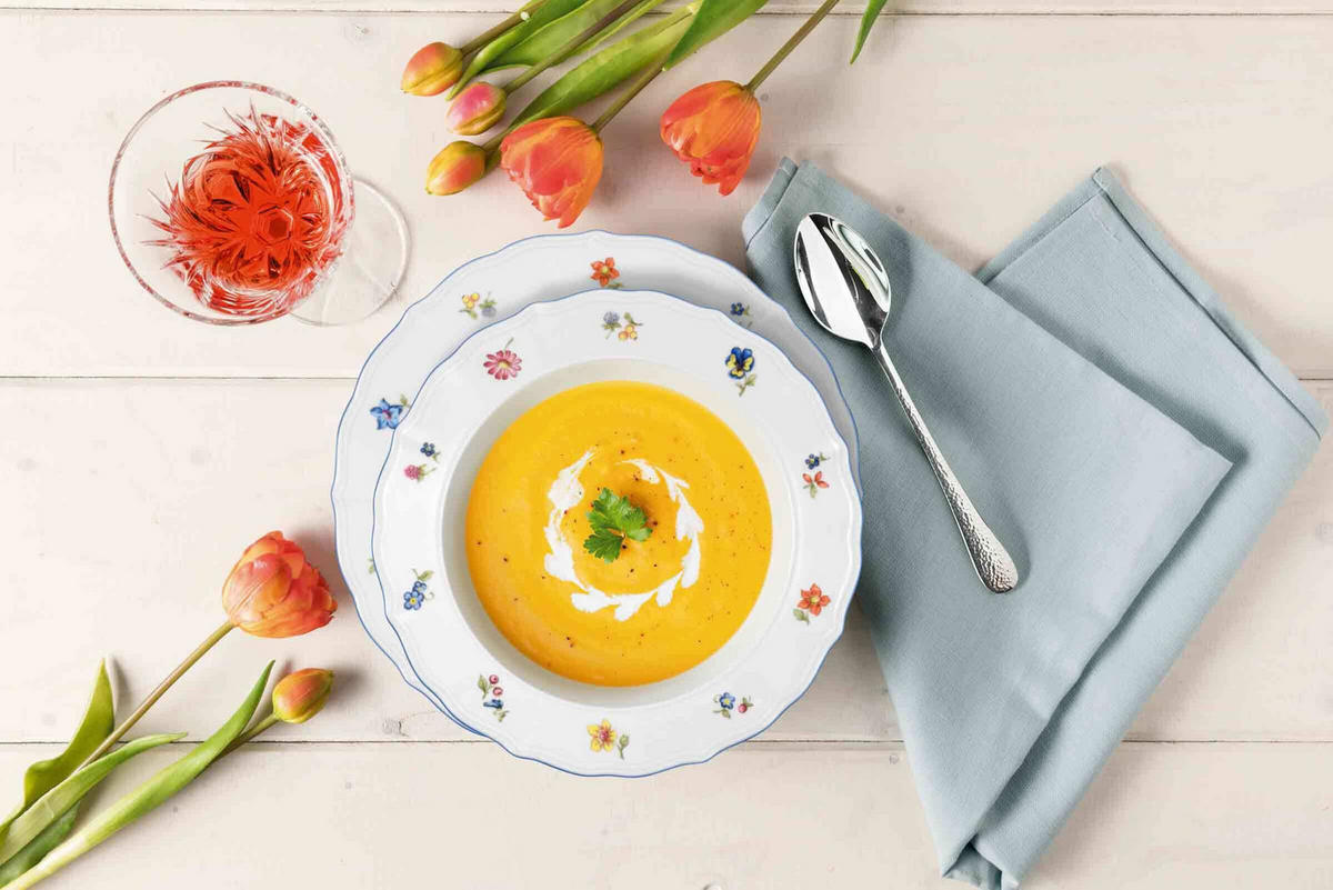 KOMBISERVICE Sonate Nostalgie bunt 42er Set - Multicolor, Keramik (1/1/1cm) - Seltmann Weiden