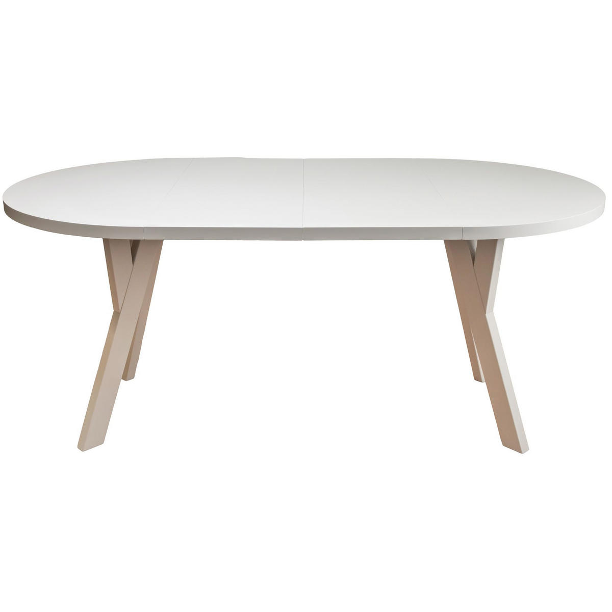 ESSTISCH Osenness ausziehbar Greige, 100 x 180 x 100 cm - Taupe, Holz/Holzwerkstoff (100/100/76.5cm) - Selsey