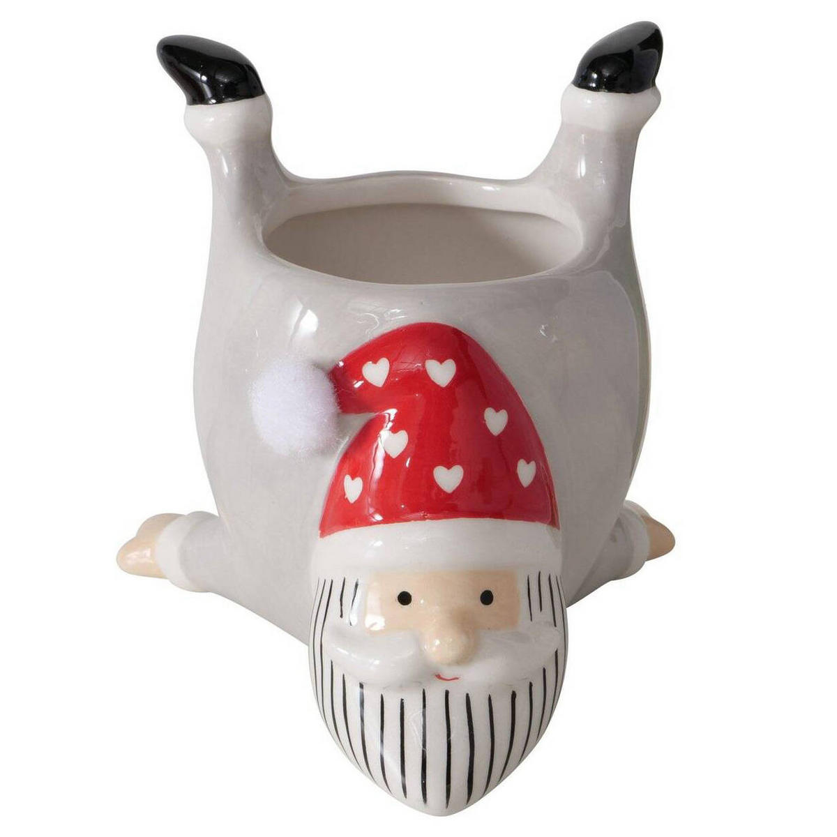 BLUMENTOPF Timmy - Grau, Stein (10.5/10.5/11cm) - Boltze Home