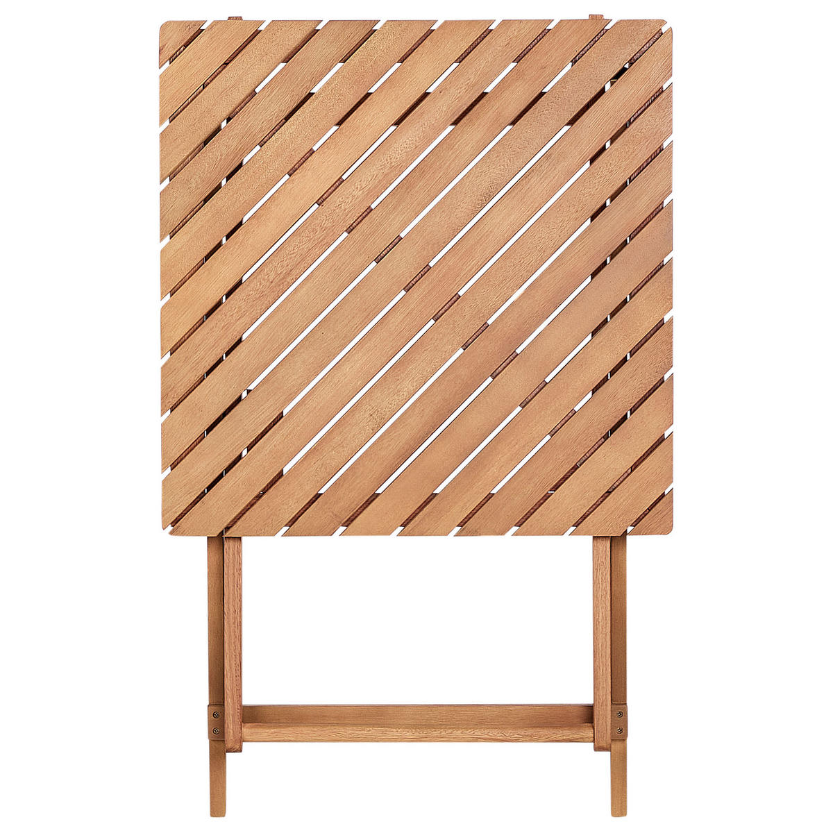 BALKONSET 2-Sitzer Holz dunkler Holzfarbton Ardore - Dunkelbraun, Holz - Beliani