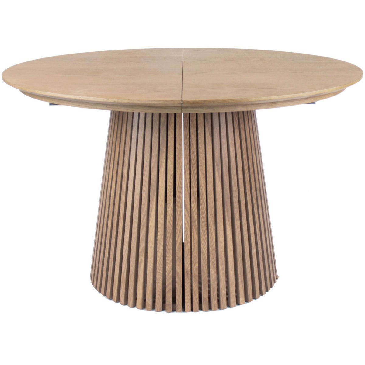 AUSZIEHTISCH Formisty Eichenholzoptik 120–200 x 120 cm - Beige, Holzwerkstoff (120/120/75cm) - Selsey