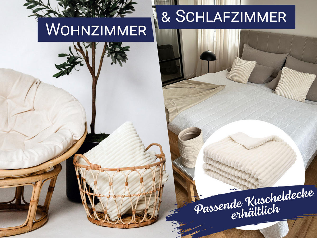 KISSENBEZUG, 2er-Set, 40 x 40 cm, 100% Polyester, Weiß - Weiß, Textil (40/40cm) - Zollner