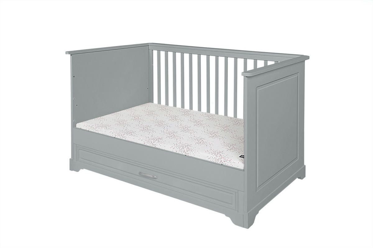 GITTERBETT Melody 140/70 - Grau, Holzwerkstoff (70/140cm) - RAUMHIRSCH FURNITURE