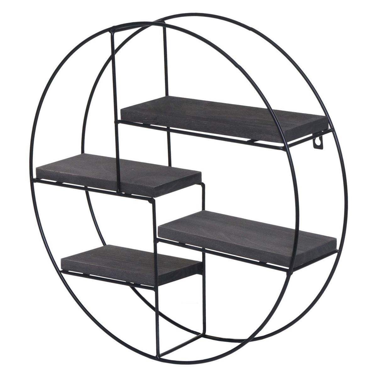 STENSKA POLICA Siva - siva, les (45/45/11cm) - MCW