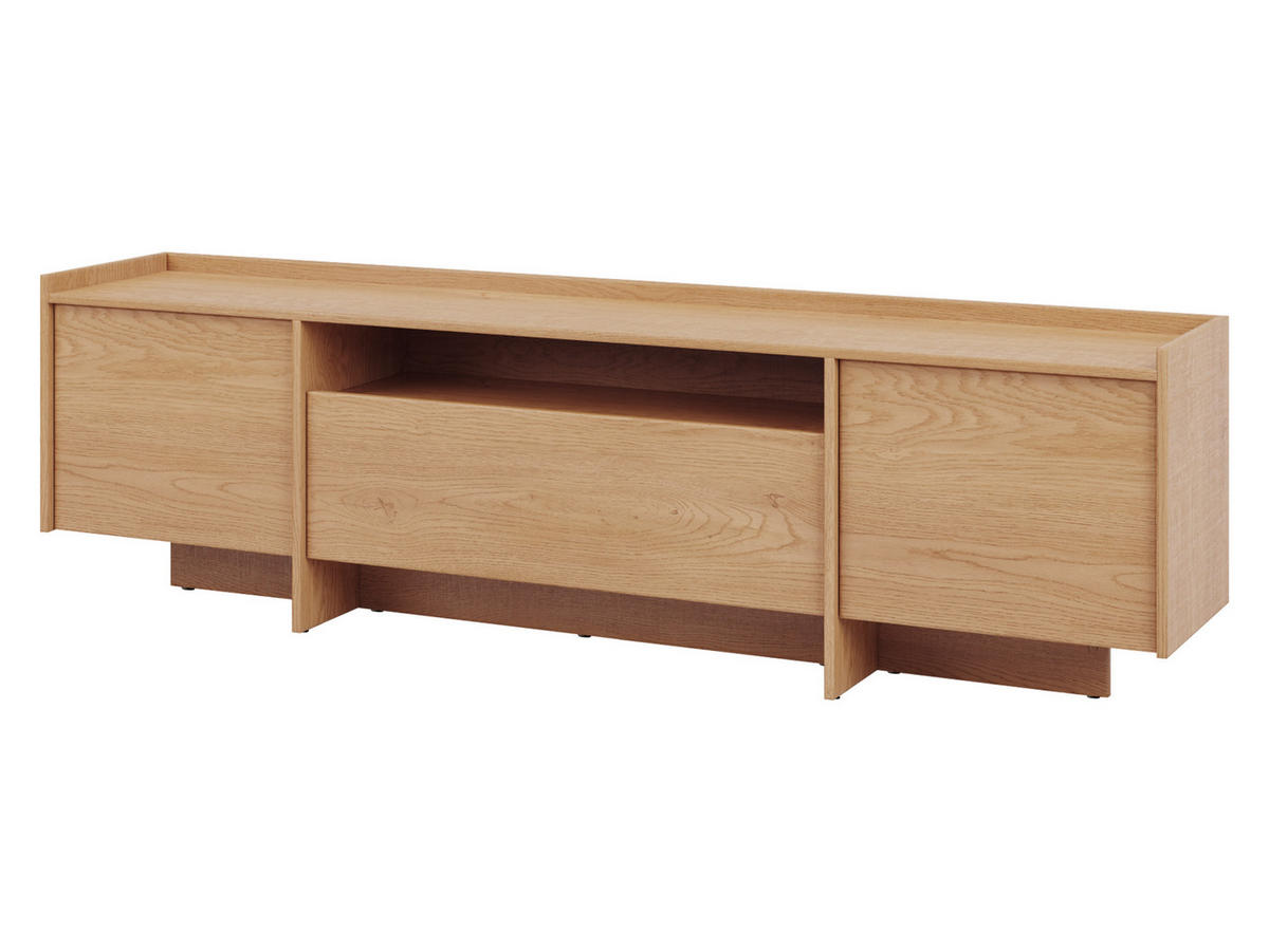 TV-LOWBOARD Japandi - Eichefarben, Holzwerkstoff (197/58/38cm) - MIRJAN24