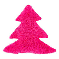 KISSEN White Xmas tree - Rosa - 45/45/ cm - Pink, Textil (45/45cm) - Unique Living
