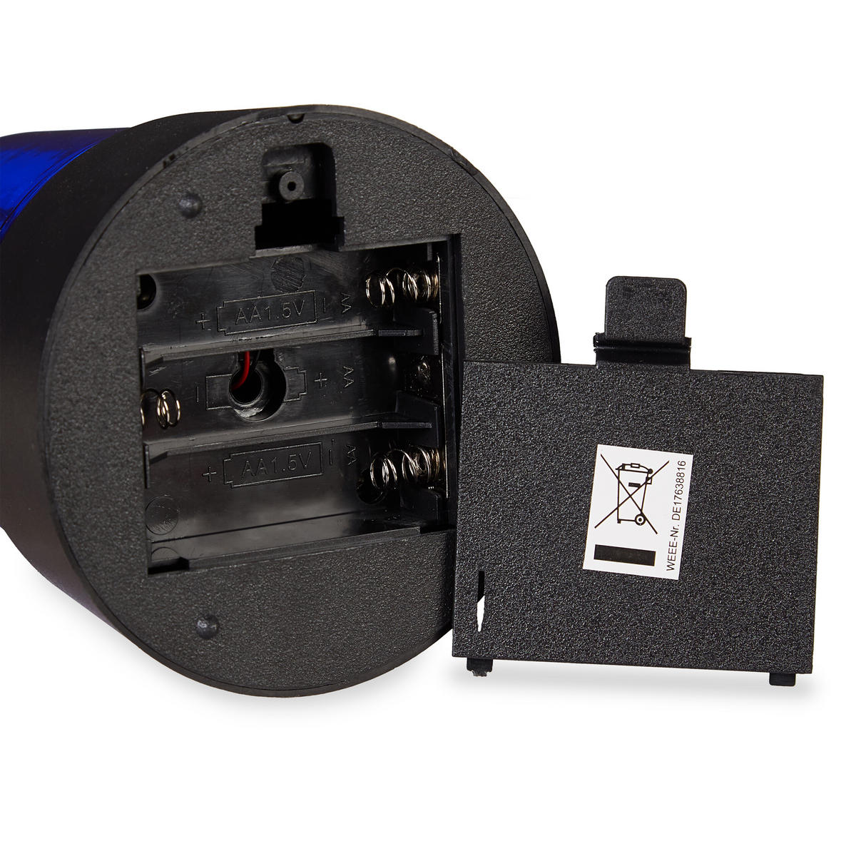 2XBLAULICHT - Multicolor, Kunststoff (9.5/11.5/9.5cm) - Relaxdays