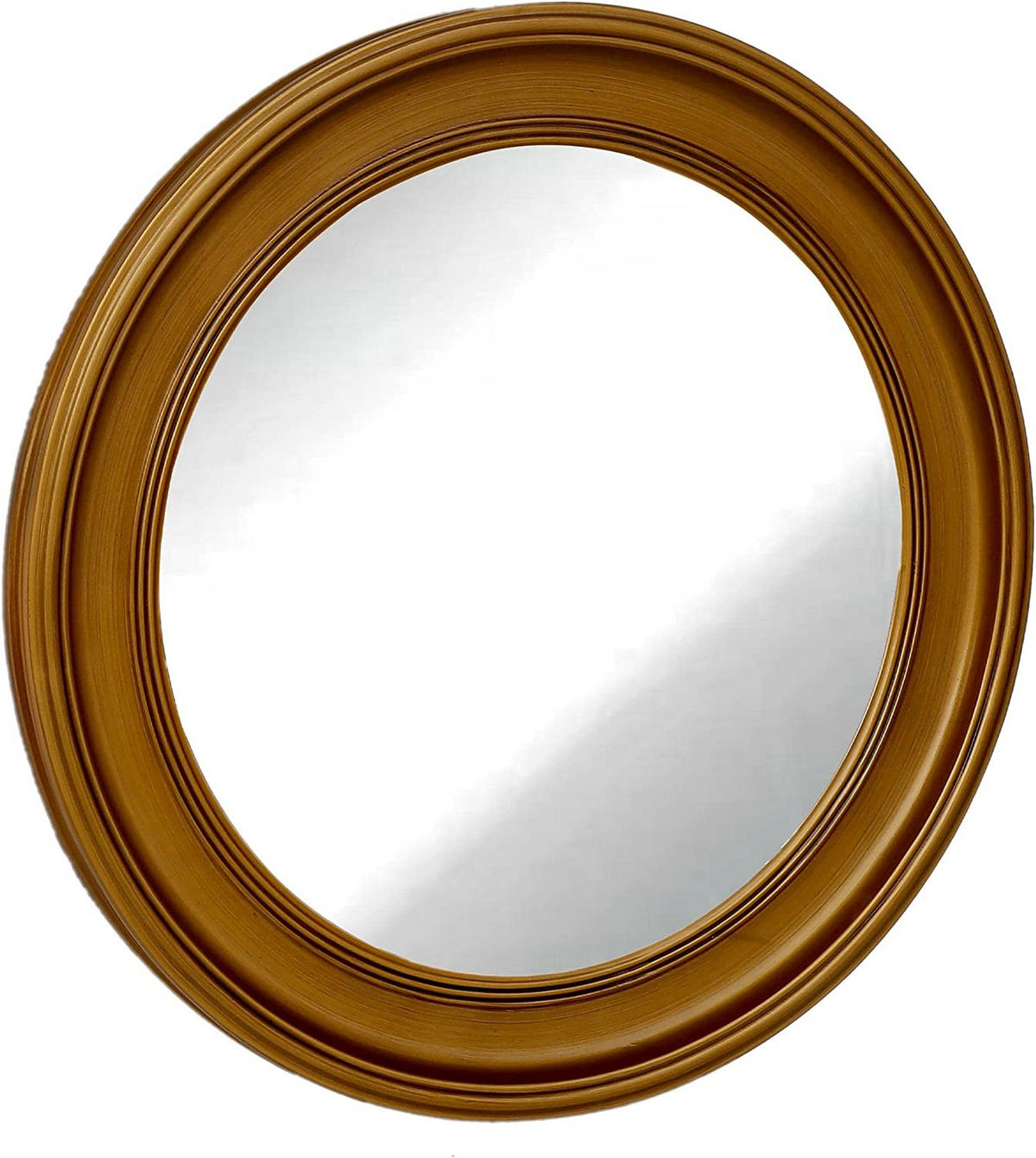 WANDSPIEGEL Ø60 cm, Gold, Holz - Goldfarben, Holz (60/60/60cm)