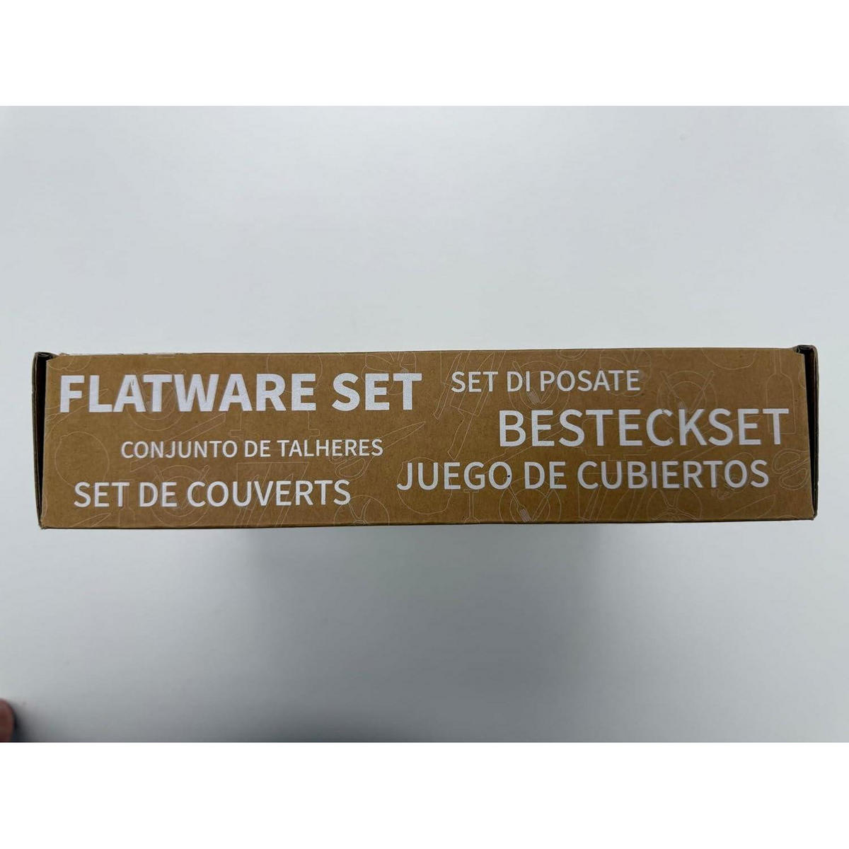 BESTECKSET 60-teilig Champagner Gold 12 Personen - Goldfarben, Metall