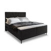 BOXBETT MURI 140x200 cm mit Matratze und Topper - Schwarz - Schwarz, Holz (140/200cm) - MASSENO