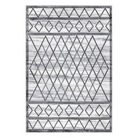 KURZFLOR-TEPPICH Young 964 Grau 190x280 cm - Creme/Grau, Textil (190/280cm) - carpet city