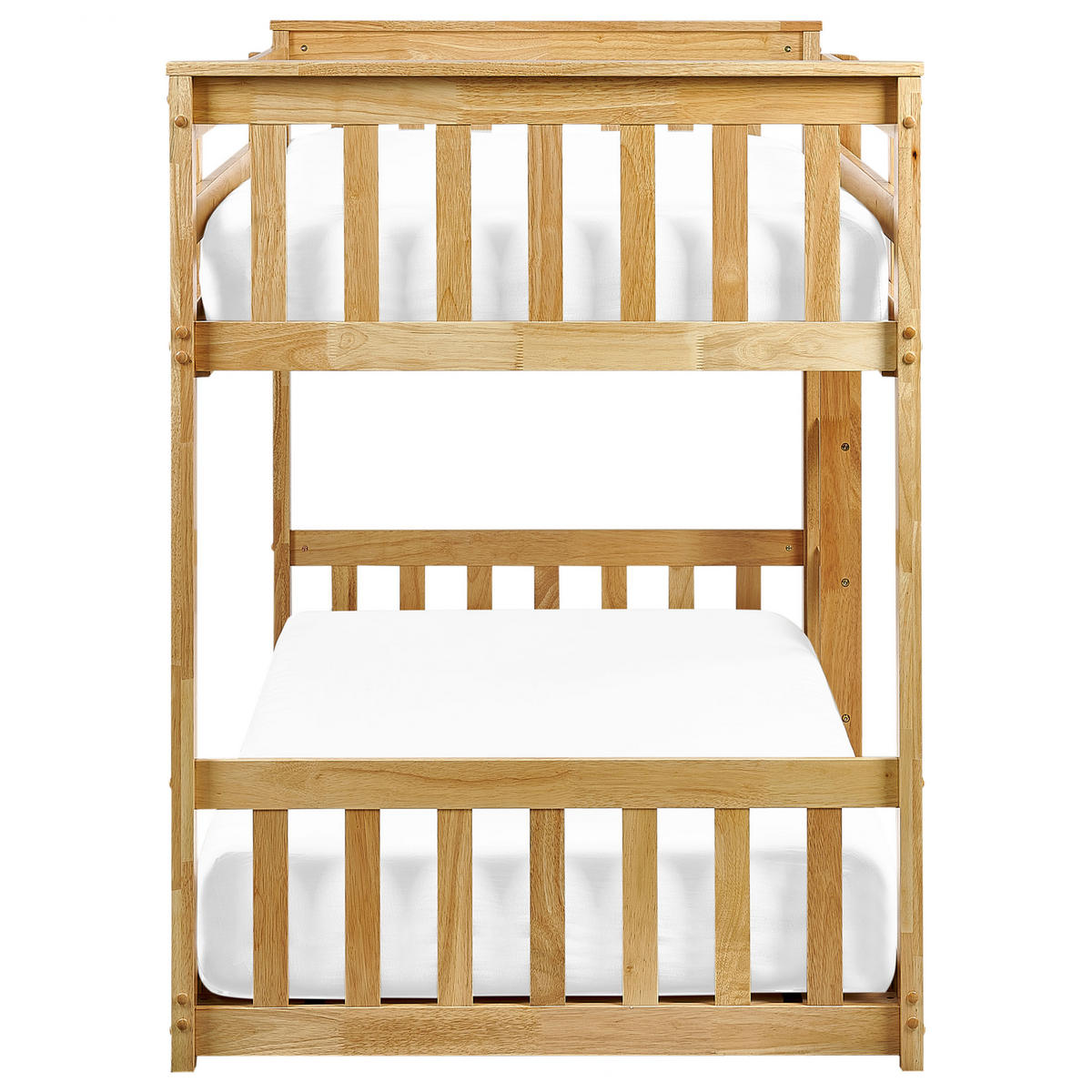 HOCHBETT 90x200 cm Heller Holzfarbton Lazer - Hellbraun, Holz (90/200cm) - Beliani