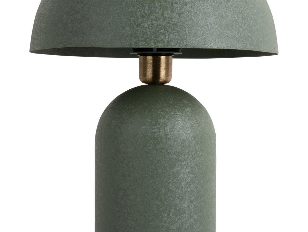 TISCHLAMPE Boaz 31/31/43 cm - Grün, Metall (31/31/43cm) - Leitmotiv