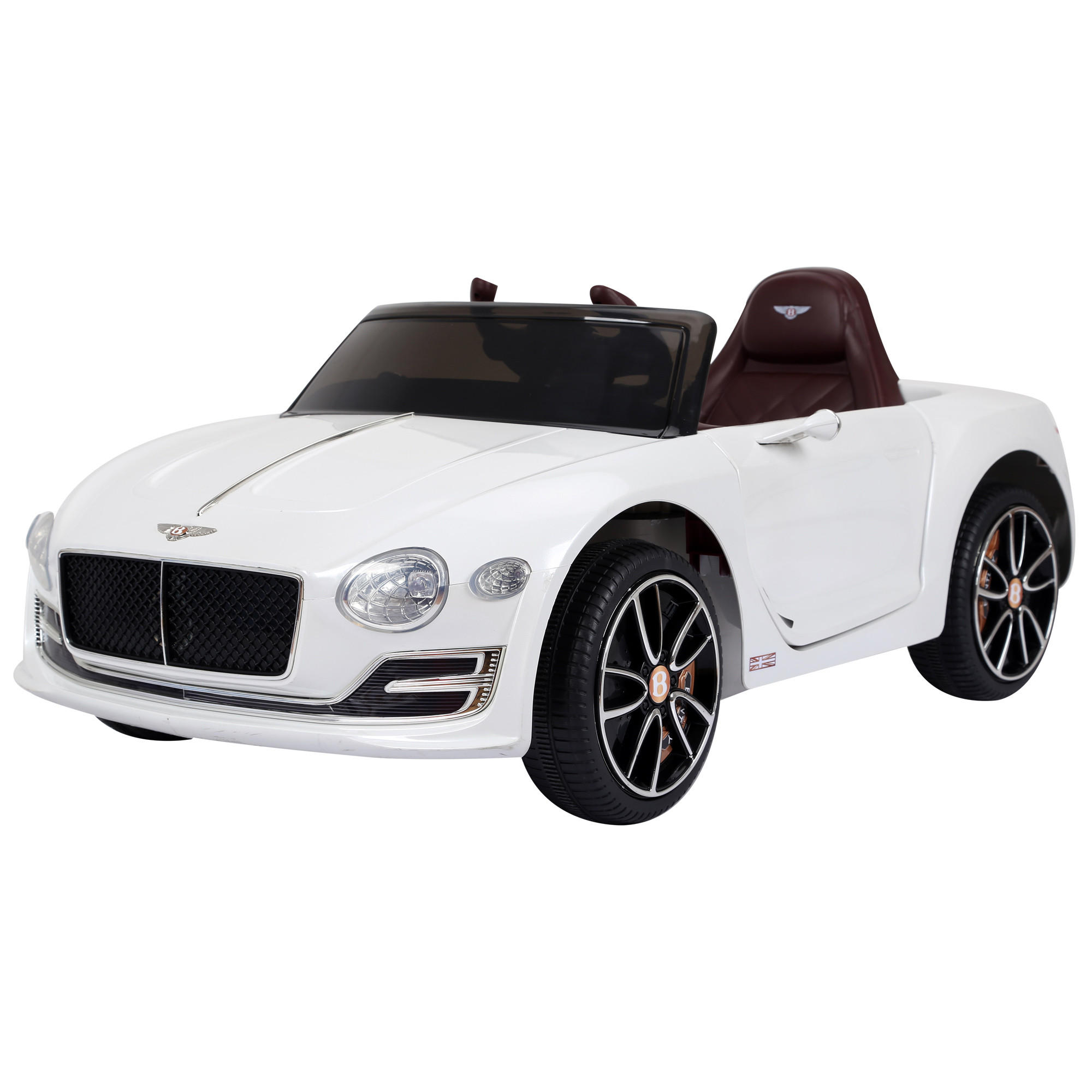 KINDER ELEKTROAUTO, Weiß, Metall+ Kunststoff - Weiß, Metall (108/60/43cm) - HOMCOM