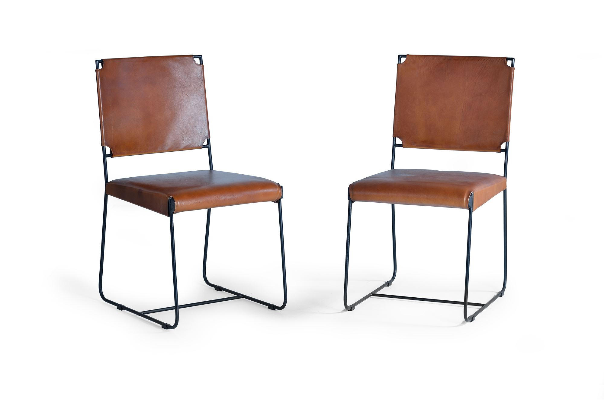 Giner y Colomer Stuhl Braun 46x90x60 cm