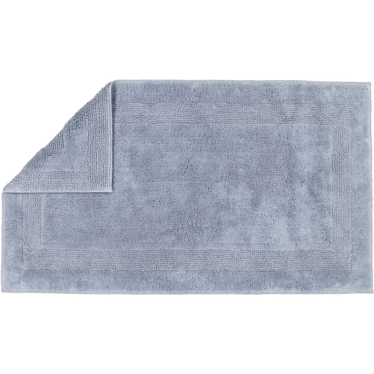 BADTEPPICHE LUXUS BADTEPPICH 1000 NORDIC BLUE - 187 - Blau, Textil (70/120cm) - Cawoe