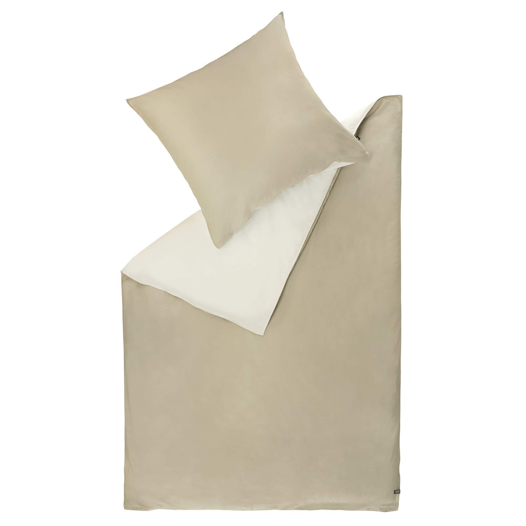 Schöner Wohnen Bettwäsche Beige 155x220 cm