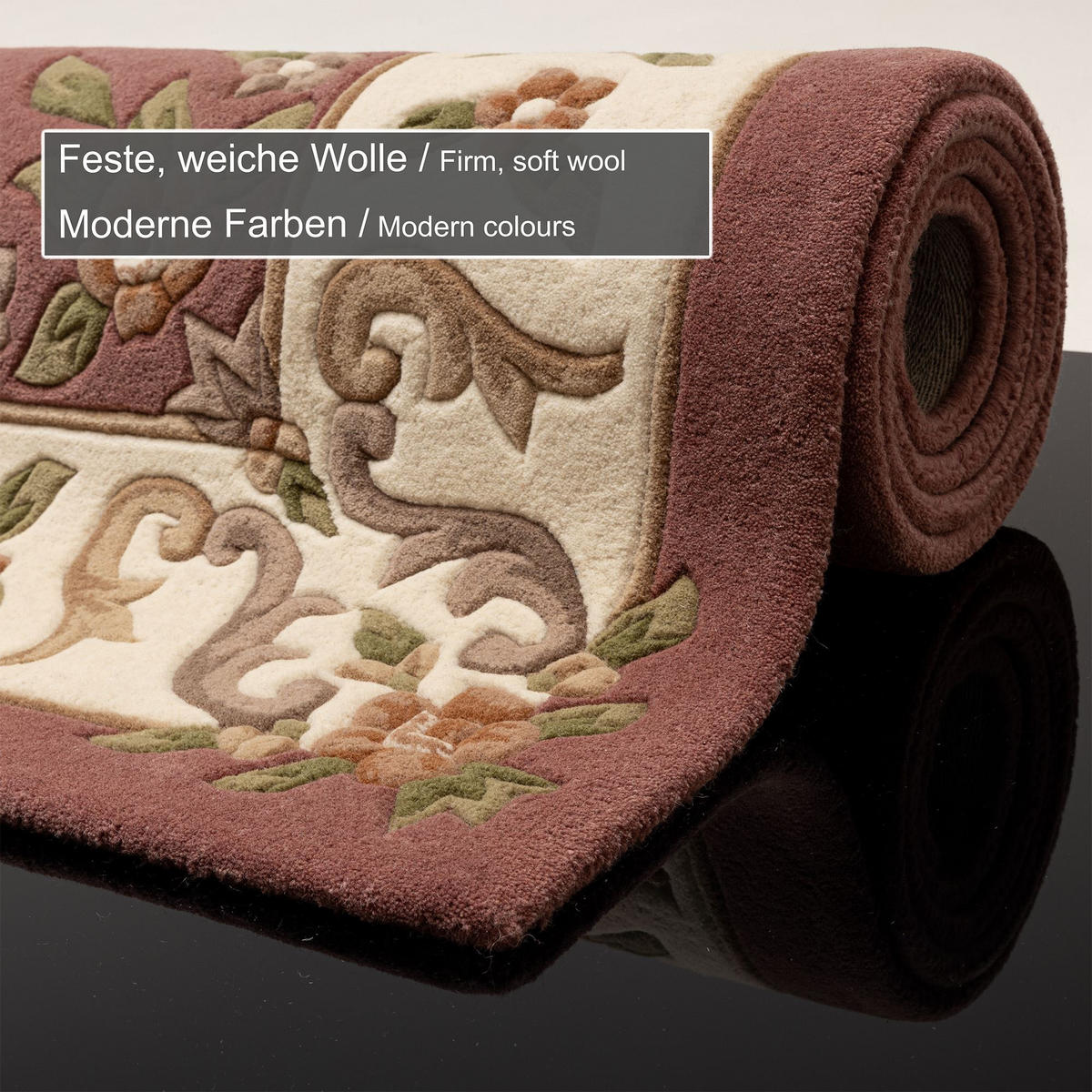 HANDTUFTTEPPICH Bloomingville 250x350 cm - Rosa, Textil (250/350cm) - THEKO